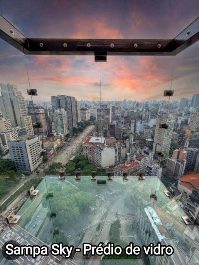 Studio No Centro De Sao Paulo, A 3 Minutos Do Metro, Com Garagem Gratis Aparthotel Bagian luar foto