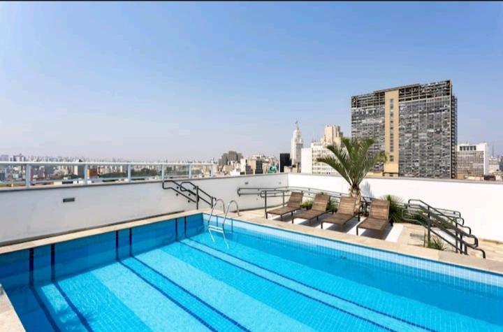 Studio No Centro De Sao Paulo, A 3 Minutos Do Metro, Com Garagem Gratis Aparthotel Bagian luar foto